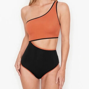 Victoria‎ Secret Cutout One-Piece Swimsuit NWOT color block